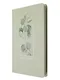Блокнот для записей А5 в клетку, 96 листов "Flowers" твердая обложка, оливковый с рамкой, с ляссе - фото 8