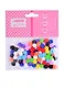 Набор помпонов для творчества deVENTE (цв. ассорти) (100 шт.) (10 мм.) (3+) (8000800) (deVente) (упаковка) - фото 1