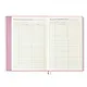 Ежегодник учителя А6+ 256л 125*178мм "ПВХ" розовый, мягкий переплет, шелкогр, вставной тонир.блок, ляссе - фото 5