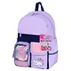 Рюкзак "Lazy cat" 1отд., 40*29*14см. сиреневый, с термонашивками - фото 2