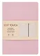 Ежедневник недат. А6+ 136л "SOFT TOUCH" розовый кварц, интегр.переплет, иск.кожа, тонир.блок, скругл.углы, запечат.торец, ляссе, инд.уп - фото 1