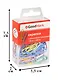 Скрепки 28 мм 100 штук, винил, в ассортименте, GoodMark - фото 4