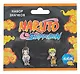 Набор значков Naruto Чибики Шиппуден Саске (металл) (2 штуки) - фото 1