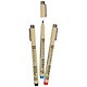 Ручки капиллярные 03цв Pigma Micron PN 0.4мм-0.5мм черный, синий, красный, Sakura - фото 2