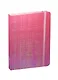Книга для записей А5 80л кл. "Перламутр розовый" на резинке - фото 1