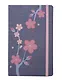 Книга для записей А5, 88 листов в линейку "Le Sakura Large", синяя, обложка текстиль, Moleskine - фото 1