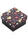 Коробка подарочная "Hearts on black" 11*11*6,5см, картон - фото 1