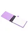 Записная книжка А6 50л лин. "Joy Note. Сиреневый" иск.кожа, тонир.блок, скругл.углы, резинка, петля д/ручки, кармашки, инд.уп. - фото 2