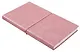 Ежедневник недат. А6+ 122x193 мм 120л "Наппа металлик" розовый, кожзам, мягк.переплет, застёжка-резинка,офсет, ляссе - фото 2