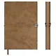 Ежедневник дат. 2026г. А5 176л "Тиволи глосс" бежевый, кожзам, мягк. переплет, застёжка-резинка, блинт.тиснение, офсет, справ.мат-лы, ляссе, инд.уп - фото 2