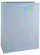 Пакет А3 32*42*11,5 "Silver dots" жен., бум., серебр.блестки сыпучки, тег - фото 1