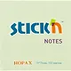 Блок для записей Stick`n Neon notes, светло-зелёный, 7.6 х 7.6 см - фото 2