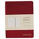Записная книжка А6 80л кл. "Studio. Бордовый", иск.кожа,интегр.обл., скругл.углы, ляссе - фото 7