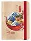 Книга для записей А6 64л тчк. "РАМЕН С ВОЛНОЙ В КАНАГАВЕ" 7БЦ, фикс.резинка - фото 1