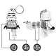 LEGO Star Wars: Брелок-фонарик для ключей StormTrooper (LGL-KE12H) - фото 8
