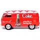 432202 Машинка литая коллекционная Motor City Classics - Die-сast модель по лицензии Coca-Cola 1962 Volkswagen Cargo Van, масштаб 1:43 - фото 6