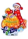 Мини-плакат "Мальчик с новогодними подарками" - фото 1