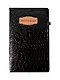 Скетчбук А5 80л "CROCO" черный, 140г/м2, слоновая кость, кожзам, резинка - фото 1