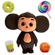 Фигурка Чебурашка, мятный пончик, 5 аксессуаров, Funky Toys, (4х16х22), (CHE2405-3) - фото 1