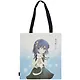 Сумка-шоппер Аниме Девушка с белым котиком ,Сёдзё, цветная 40см.*32см. - фото 1