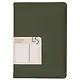 Записная книжка А6+ 136л кл. "Maple. Olive" иск.кожа с поролоном, ляссе, скругл.углы, инд.уп. - фото 3