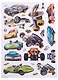 Развивающая книжка с многоразовыми наклейками № МН 2204 "Hot Wheels" - фото 2