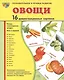 Овощи. 16 демонстрационных картинок с текстом на обороте - фото 1