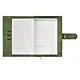 Ежедневник-органайзер недат. А6+ 80л 126х174 "Тиволи глосс" оливковый, иск.кожа, интегр.переплет, иснение фольгой, магнит.клапан , офсет, ляссе - фото 5