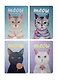 Тетрадь в линейку Languo, Meow, B5, 40 листов, в ассортименте - фото 1