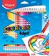 Карандаши цветные с ластиком «Color'Peps Oops», Maped, 24 цвета - фото 1