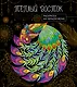 Теплый восток. Раскраска на черном фоне - фото 1