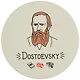 Подставка под кружку My favorite writer Достоевский (керамика) (11 см) (ПВХ бокс) (12-07671-N1) - фото 1