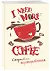 I need more coffee (леттеринг). Ежедневник недатированный - фото 1