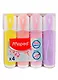 Текстовыделители Maped, Fluo Peps Pastel, 4 цвета - фото 1