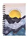 Скетчбук А5 60л "Восход" 120г/м2, тв. обложка, софт. тач, евроспираль - фото 1