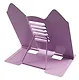 Подставка для книг/учебников "КОТ" фиолетовая, металл., фигурная вырубка - фото 3