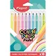 Фломастеры Maped, Pastel, смываемые 10 цветов - фото 3