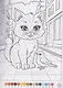 Кошечки. Раскраска по номерам. 100 сюжетов - фото 5