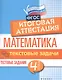Математика. Итоговая аттестация. 4 класс. Текстовые задачи. Тестовые задания. ФГОС - фото 1
