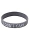 Браслет силиконовый "I dont care" - фото 1