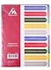 Разделитель А4 10 разд., цветной, Бюрократ - фото 1