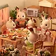 Игровой набор «Семейство шоколадных кроликов», Sylvanian Families - фото 4