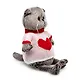 Мягкая игрушка Басик в свитере с сердцем (Ks19-249) - фото 2