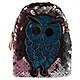 Сумочка-рюкзачок на молнии с пайетками Сова (10см) (ПВХ бокс) - фото 5