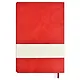 Ежедневник недат. А5 160л "Бакстер" красный, белый, кожзам, тв.переплет, карман, офсет, ляссе - фото 8