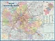 Карта настенная "Москва и Московская область", 1,58х1,18 м, масштаб 1:270 000 - фото 1