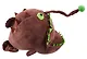 Мягкая игрушка Рыба-удильщик коричневая (25 см) - фото 4