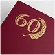 Папка адресная "60 лет" красная - фото 5