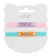 Набор парных браслетов Angel, Sweet (силикон) (12-04407-B75) (Lafilaf) - фото 6