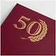 Папка адресная "50 лет" красная - фото 5